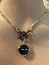 .5” Prada Button Necklace