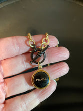 .5” Prada Button Necklace